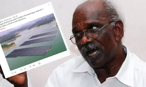 കൊറിയന്‍ സോളാര്‍ ചിത്രം കേരളത്തിന്റേതാക്കി എംഎം മണി; പൊളിച്ചടുക്കി സോഷ്യല്‍ മീഡിയ