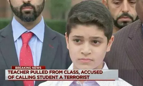 ഏഴാംക്ലാസ് വിദ്യാര്‍ഥിയെ അധ്യാപിക തീവ്രവാദിയെന്ന് വിളിച്ചതായി പരാതി