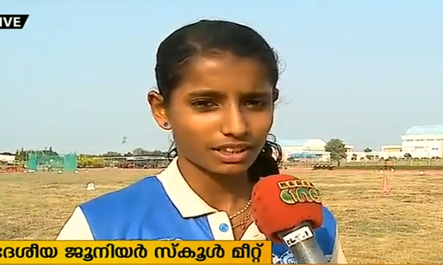 ജൂനിയര്‍ സ്കൂള്‍ മീറ്റില്‍ ആന്‍സി സോജന്‍ വേഗറാണി