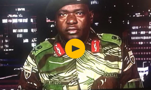 സിംബാബ്‌വെയില്‍ പട്ടാള അട്ടിമറി