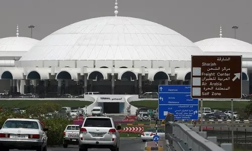 ഷാര്‍ജ എയര്‍പോര്‍ട്ടിലും എക്‌സിറ്റ് ഫീ