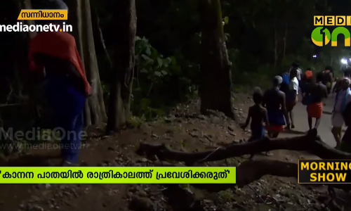കാനനപാതയിലെ ശബരിമല തീര്‍ഥാടകര്‍ക്ക് വനംവകുപ്പിന്റെ മുന്നറിയിപ്പ്