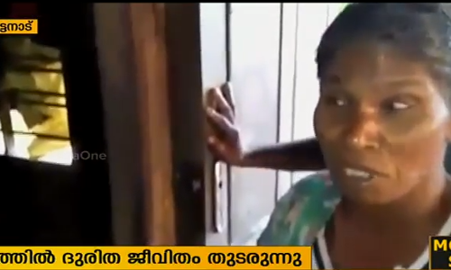 തുരുത്തില്‍ ദുരിത ജീവിതം നയിച്ച വയോധികയെയും അന്ധസഹായിയെയും മാറ്റി