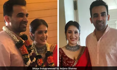 സഹീര്‍ഖാനും സാഗരികയും വിവാഹിതരായി