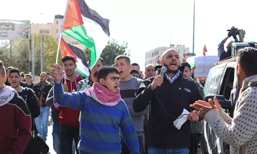 ജറൂസലം ഇസ്രായേലിന്റെ തലസ്ഥാനം; ഗസ്സയില്‍ വ്യാപക പ്രതിഷേധം