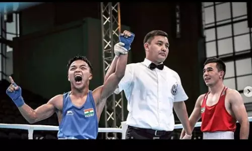 ഒളിമ്പിക് സ്വര്‍ണ മെഡല്‍ ജേതാവിനെ ഇടിച്ചിട്ട് ഇന്ത്യന്‍ പുലിക്കുട്ടി രചിച്ച പുതുചരിത്രം