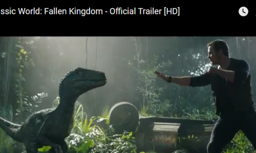 വെള്ളിത്തിരയില്‍ വീണ്ടും ദിനോസറുകള്‍; ജുറാസിക് വേള്‍ഡിന്റെ ട്രയിലര്‍ കാണാം