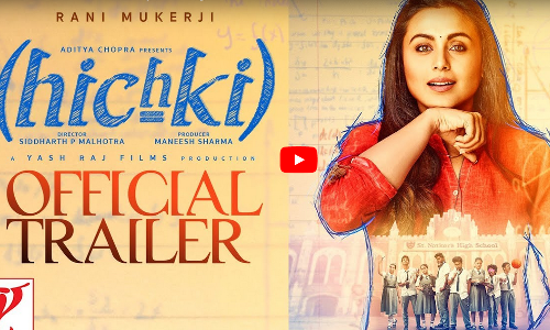 റാണി മുഖര്‍ജി തിരിച്ചുവരുന്നു; ഹിച്കിയുടെ ട്രെയിലര്‍ കാണാം