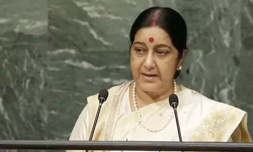 കുല്ഭൂഷണ് വിഷയത്തില് സുഷമ സ്വരാജ് പാര്ലമെന്റില് വിശദീകരണം നല്കി കുല്ഭൂഷണ് വിഷയത്തില് സുഷമ സ്വരാജ് പാര്ലമെന്റില് വിശദീകരണം നല്കി