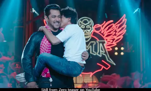 കുള്ളനായി ഷാരൂഖ്, ഒപ്പം സല്‍മാനും; സീറോ ടീസര്‍ കാണാം