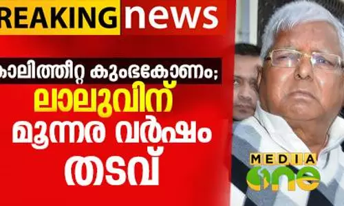 കാലിത്തീറ്റ കുംഭകോണം; ലാലുവിന് മൂന്നര വര്‍ഷം തടവ് 