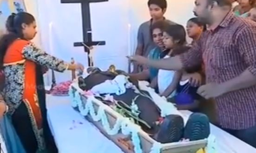 വെടിക്കെട്ട് ദുരന്തം: സജിക്ക് ജന്മനാടിന്റെ വിട