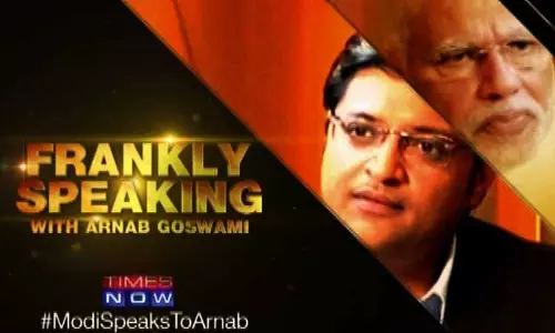 മോദിക്ക് മുന്നില്‍ ചോദ്യങ്ങളില്ലാതെ അര്‍ണബ്; പ്രഹസനമെന്ന് മാധ്യമ ലോകം