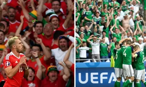 വെയ്ല്‍സ്- വടക്കന്‍ അയര്‍ലന്‍റ് പ്രീ ക്വാര്‍ട്ടര്‍ ഇന്ന്