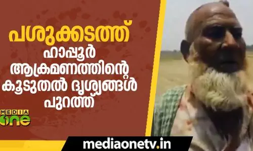 പശുക്കടത്ത്: ഹാപ്പൂര്‍ ആക്രമണത്തിന്‍റെ കൂടുതല്‍ ദൃശ്യങ്ങള്‍ പുറത്ത്