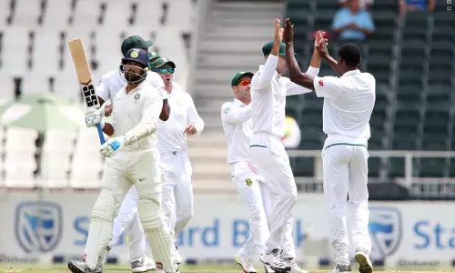 ജൊഹന്നാസ്ബര്‍ഗ് ടെസ്റ്റില്‍ ഇന്ത്യക്ക് മോശം തുടക്കം