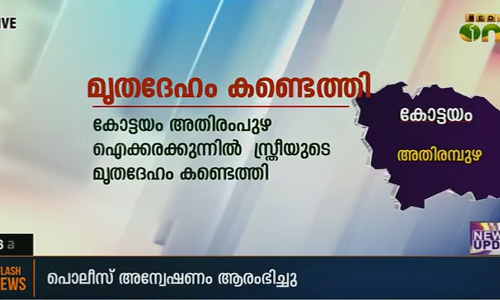 സ്ത്രീയുടെ മൃതദേഹം ചാക്കില്‍ കെട്ടിയ നിലയില്‍