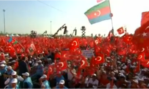 പട്ടാള അട്ടിമറി ശ്രമത്തെ അപലപിച്ച് തുര്‍ക്കിയില്‍ പടുകൂറ്റന്‍ റാലി