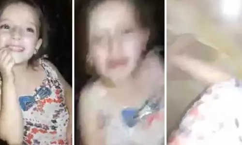 ബോബ് സ്‌ഫോടനത്തിന് തൊട്ടു മുമ്പുള്ള സിറിയന്‍ പെണ്‍കുട്ടിയുടെ പാട്ട്