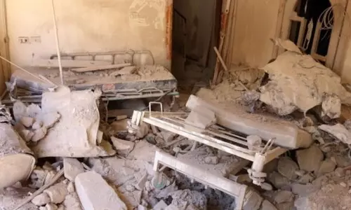 അലപ്പോയില്‍ ആശുപത്രിക്ക് നേരെ ബാരല്‍ ബോംബ് ആക്രമണം