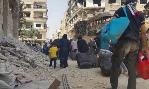 സിറിയയിലെ ദരായയില്‍ സൈനിക ഉപരോധം പിന്‍വലിച്ചു