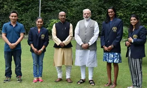 നാക്കുപിഴച്ചു; കായികമന്ത്രിക്ക് സിന്ധുവും സാക്ഷിയും സ്വര്‍ണ മെഡല്‍ ജേതാക്കള്‍ !