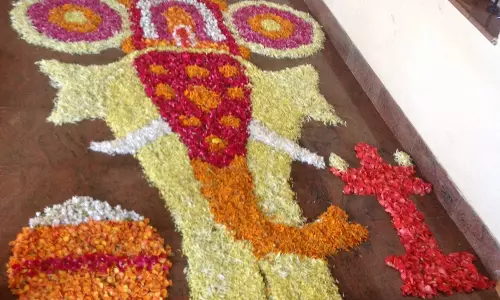 അവിട്ടം ദിനത്തില്‍ ആനകള്‍ക്കും രുചിയൂറും ഓണസദ്യ