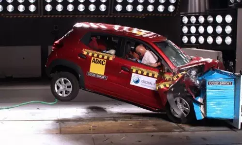 56 കിലോമീറ്റര്‍ വേഗതയില്‍ ഇടിച്ചാല്‍ റെനോ ക്വിഡിന് എന്ത് സംഭവിക്കും ?