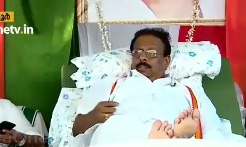 കെ സുധാകരന്‍റെ നിരാഹാര സമരം ഏഴാം ദിവസത്തില്‍