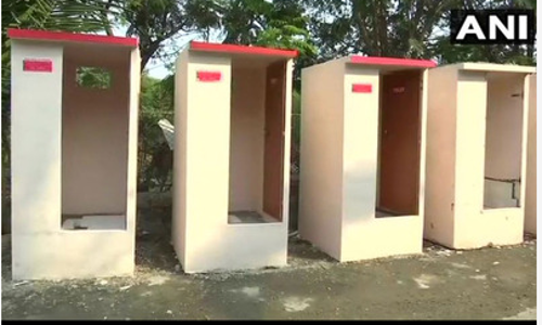 തെര്‍മോകോള്‍ കൊണ്ടുള്ള ടോയ്‍ലറ്റുമായി പൂനെ സ്വദേശി