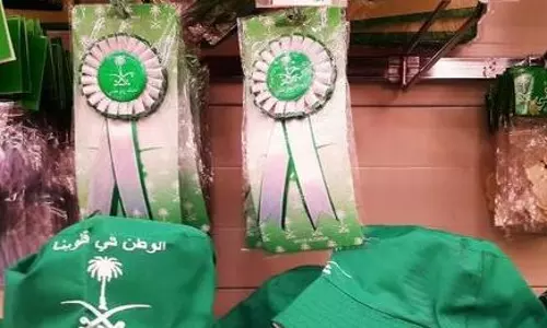 സൌദി ജനത ദേശീയ ദിനാഘോഷത്തിന്റെ തിരക്കില്‍