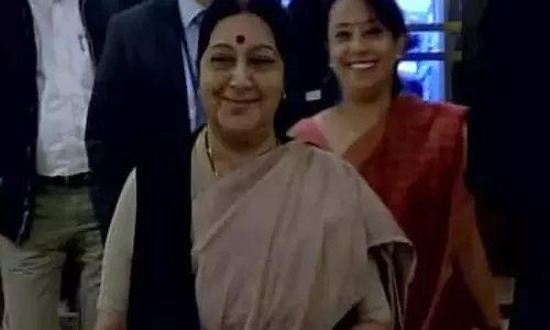 യുഎന്‍ പൊതുസമ്മേളനത്തില്‍ പങ്കെടുക്കാന്‍ സുഷമ സ്വരാജ് ന്യൂയോര്‍ക്കിലെത്തി