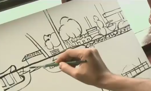 കായലോളങ്ങളിലൂടെ നിറക്കൂട്ടൊരുക്കി ഒരു കൂട്ടം കലാകാരന്‍മാര്‍