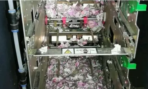 എടിഎമ്മില്‍ കയറിയ എലികള്‍ 12 ലക്ഷം രൂപ കരണ്ടു