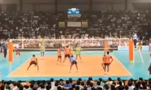 കേരളം ദേശീയ സീനിയര്‍ വോളി പുരുഷവിഭാഗം ഫൈനലില്‍