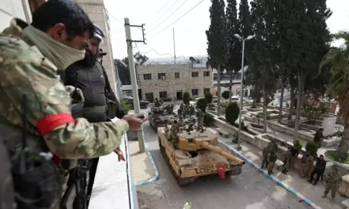 സിറിയയിലെ അഫ്രിന്‍ നഗരത്തിലെ ജനങ്ങള്‍ക്ക് സഹായവുമായി തുര്‍ക്കി