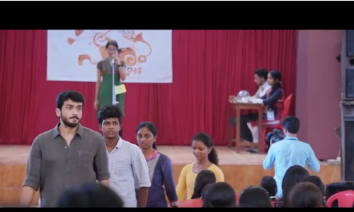 മൃദുമന്ദഹാസം മലര്‍മാലയാക്കി; ചിത്ര പാടിയ പൂമരത്തിലെ പാട്ട്