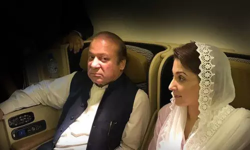 പാകിസ്ഥാന്‍ മുന്‍ പ്രധാനമന്ത്രി നവാസ് ശെരീഫും മകളും അറസ്റ്റില്‍