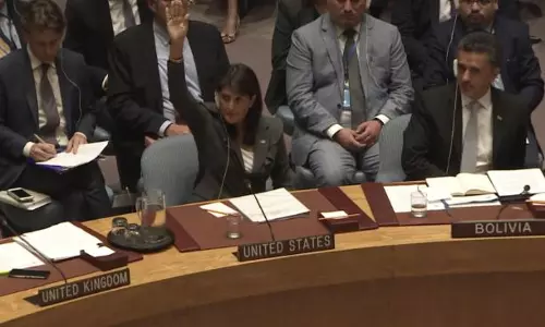 ഗസ്സ: അമേരിക്കയുടെ പ്രമേയം യുഎന്‍ രക്ഷാസമിതി തള്ളി