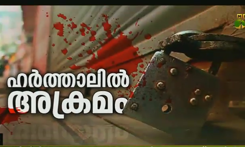 ബിജെപി ഹര്‍ത്താലിനിടെ മാധ്യമപ്രവര്‍ത്തകര്‍ക്ക് മര്‍ദ്ദനം