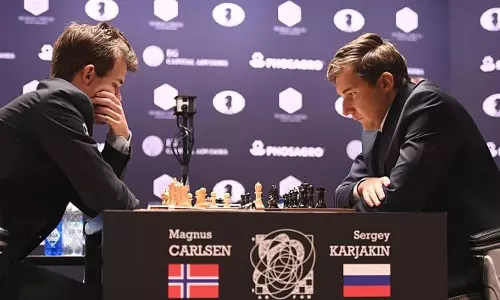 ചെസ് ചാന്പ്യന്‍ഷിപ്പിന്റെ മൂന്നാം ഗെയിം ഇന്ന്