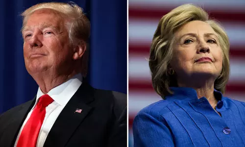 ഹിലരിയും ട്രംപും തമ്മില്‍ ഇഞ്ചോടിഞ്ച് പോരാട്ടം