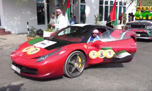 യുഎഇ ദേശീയ ദിനാഘോഷ പരേഡില്‍ മലയാളി യുവാവ് താരമായി