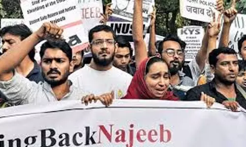 നജീബിനെ അലിഗഢിലെ മാര്ക്കറ്റില്വെച്ച് കണ്ടെന്ന് അജ്ഞാത കത്ത് നജീബിനെ അലിഗഢിലെ മാര്ക്കറ്റില്വെച്ച് കണ്ടെന്ന് അജ്ഞാത കത്ത്