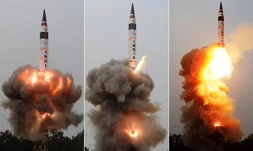 മിസൈല്‍ അഗ്നി -5 പരീക്ഷണം വിജയകരം