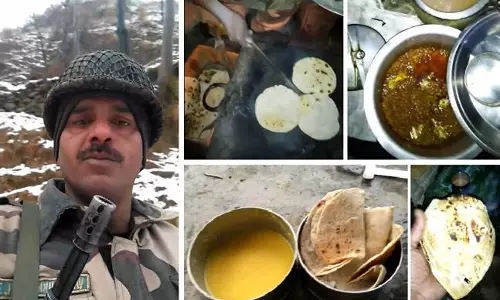 പട്ടിണി കിടന്നാണ് അതിര്‍ത്തി കാക്കുന്നതെന്ന പട്ടാളക്കാരന്റെ വീഡിയോ വൈറല്‍