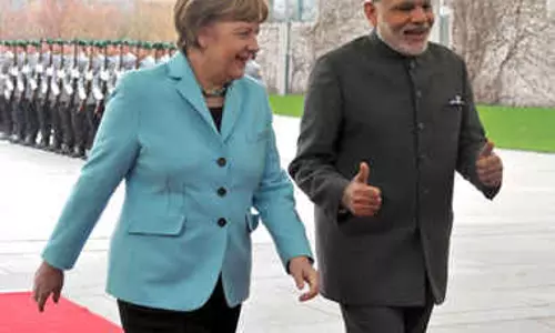 മോദിക്ക് ജര്‍മനിയില്‍ സ്വീകരണം