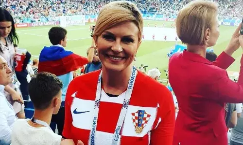 ടീമിനൊപ്പം നൃത്തം ചെയ്ത് ക്രൊയേഷ്യന്‍ പ്രസിഡന്‍റ്; ആഹ്ലാദപ്രകടനം വൈറല്‍ 