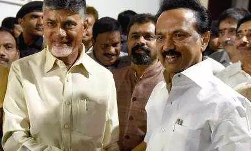 ബി.ജെ.പി വിരുദ്ധ മുന്നണി ലക്ഷ്യവുമായി സ്റ്റാലിൻ-നായിഡു കൂടികാഴ്ച