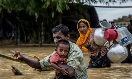 മണ്ണിടിച്ചില്‍, കുടിവെള്ള ക്ഷാമം: ദുരിതജീവിതം തീരാതെ റോഹിങ്ക്യന്‍ അഭയാര്‍ഥികള്‍
